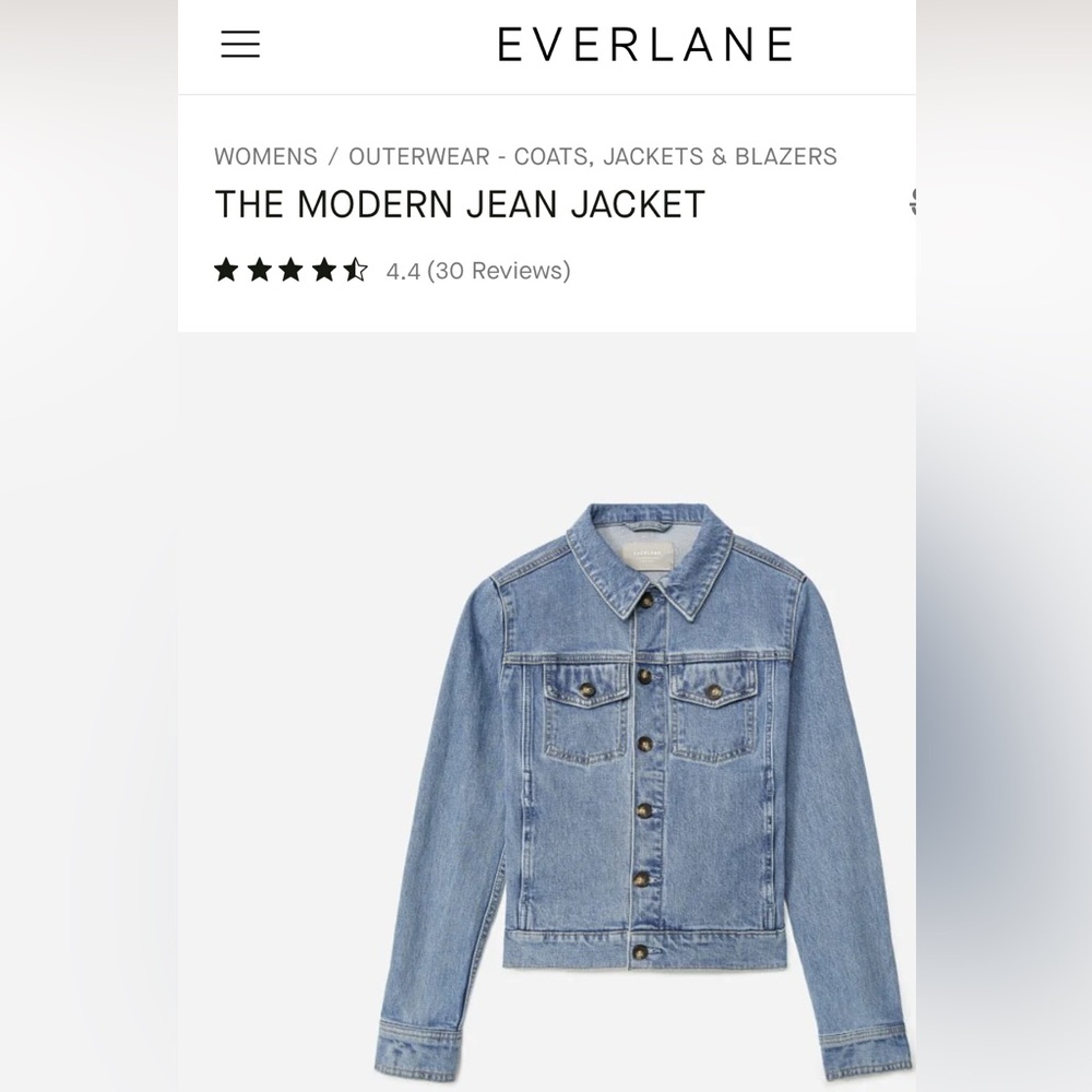 Everlane Blue Jean Jacket